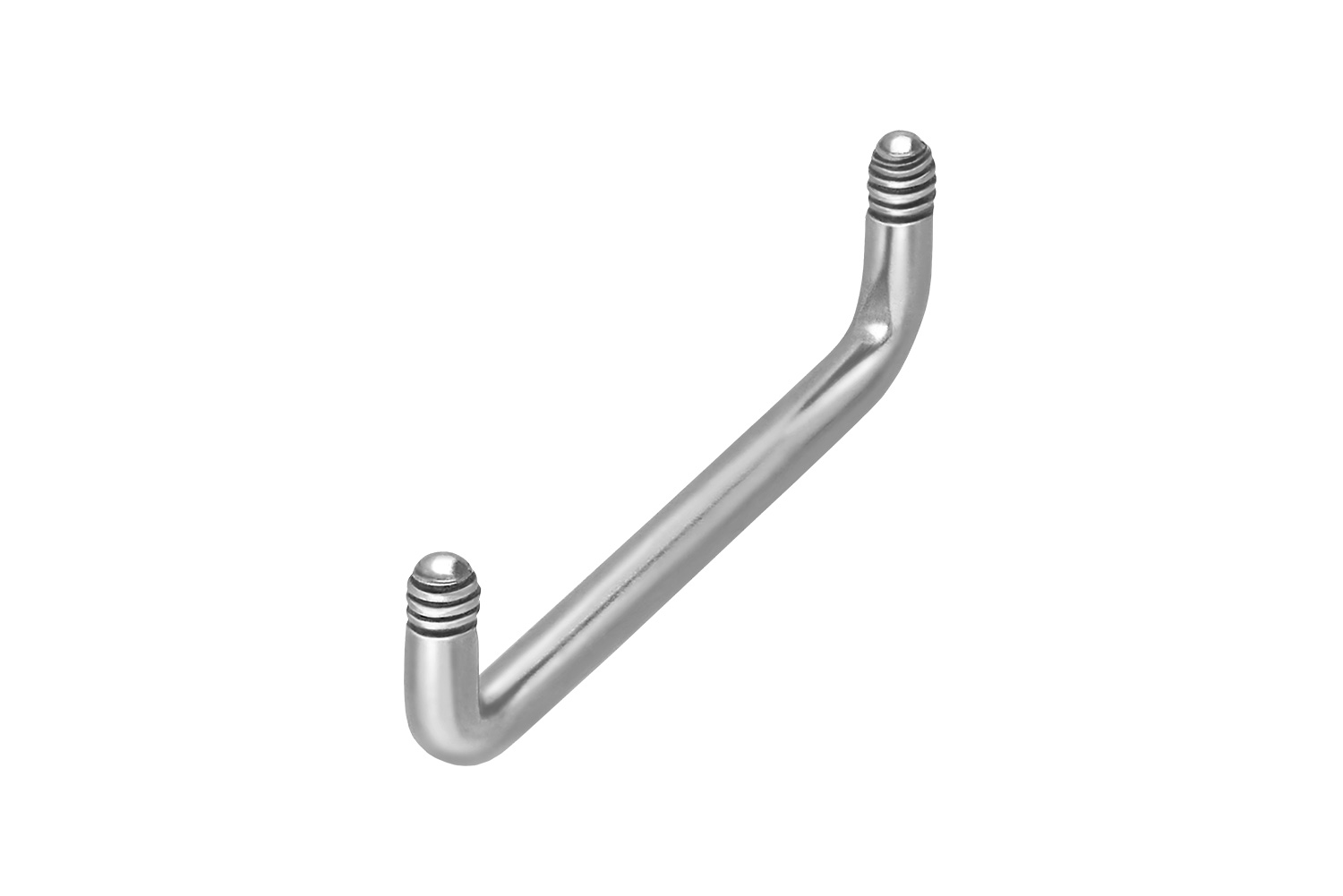 Titan Surface Barbell Piercing (90 Grad) ohne Kugeln